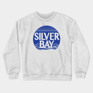 Silver Bay Waves Crewneck Sweatshirt